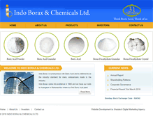 Tablet Screenshot of indoborax.com